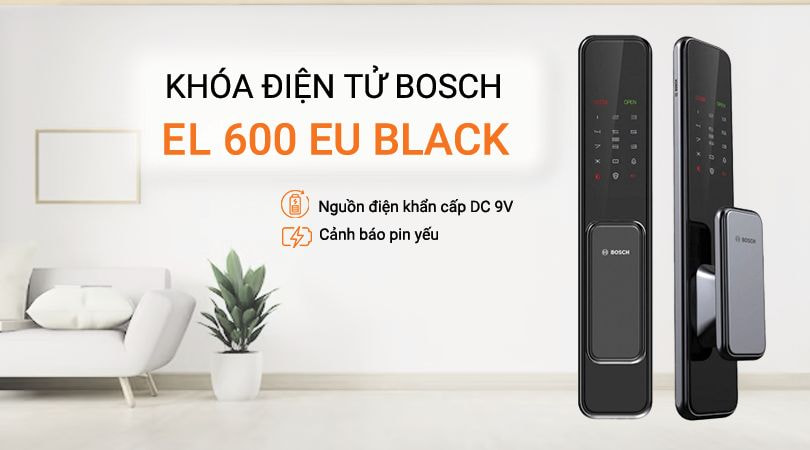 Tiện ích của khóa BOSCH EL 600 EU BLACK